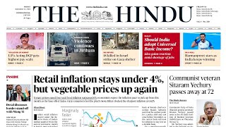 The Hindu Analysis 13 September 2024 Newspaper Editorial Analysis Current Affairs Today UPSC IAS [upl. by Amron]