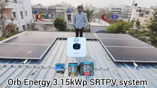 Orb Energy 315 kWp Grid Tied Solar RoofTop PV System with Central Government Solar Subsidy [upl. by Shuma]