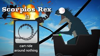 Scorpios Rex in cart ride around nothing  Animación dc2 [upl. by Uahsoj]