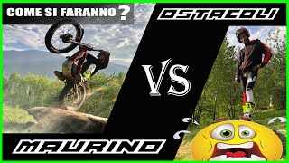 TECNICHE DI GUIDA COME AFFRONTARE OSTACOLI CON LA MOTO DA TRIAL TUTORIAL 1°LEZIONE MAURINO SCHOOL [upl. by Leifeste713]