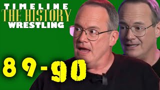 TIMELINE Wrestling  Jim Cornette  19891990 [upl. by Amalie121]