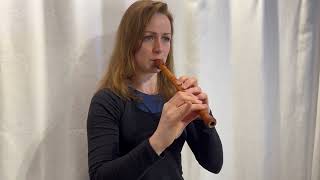 Härjedalspipa  Fipple Flute  3  Demo Video  ScandinavianFolkMusic VikingMusic NordicMusic [upl. by Otilegna]