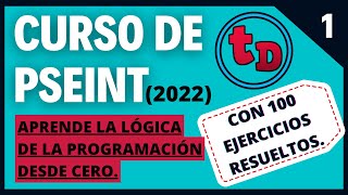 1Presentación del curso de iniciación a la programación con PseInt con 100 ejercicios resueltos [upl. by Monda]