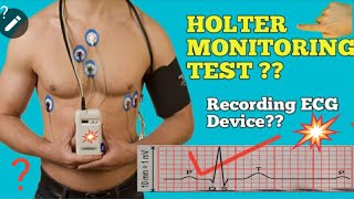 Holter Monitor 24 hours in hindi  Holter monitor Lead Placement  ECG RecordingHolter Monitoring [upl. by Jeni96]