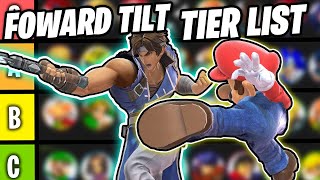 Smash Ultimate FORWARD TILT TIER LIST [upl. by Jerol]