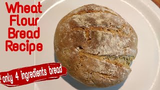 BREAD RECIPE IN HINDI  4 Ingredient Bread  DESI BAKERS [upl. by Wildon]