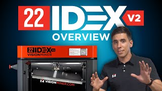 22 IDEX v2 High Temp 3D Printer for HighPerformance Polymer Filaments [upl. by Yasmin]