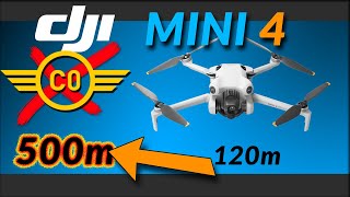 DJI Mini 4 Pro Anleitung Entfernung Höhenlimit und C0 Drohnenklasse [upl. by Iturhs]