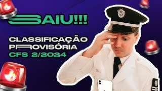 🔥 Classificação do CFS 22024 LIBERADA 🔥 [upl. by Stanford]