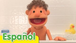 La Canción Del Baño  Canciones Infantiles  Super Simple Español [upl. by Adnarrim]