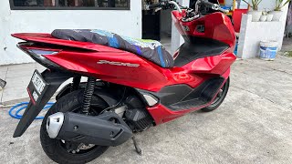 Honda PCX 160 terbaru 2024 warna merah glossy kelebihan dan kekurangan [upl. by Ttoille]