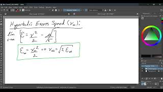 Orbital Mechanics  Hyperbolic Excess Speed [upl. by Heinrich]