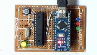 How To Burn Arduino Bootloader and sketch for ATMEGA8 [upl. by Lana671]