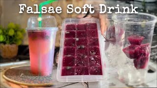 How to make false soft drinkSummer Drinks  A very refreshing false soft drink Recipe by Ak [upl. by Towland425]