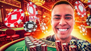 INSANE craps session in Vegas 40 MINUTE ROLL [upl. by Yenahc]