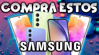 ¿Que SAMSUNG GAMA MEDIA comprar 🤔 Teléfonos RECOMENDADOS 2023 [upl. by Ycnej]