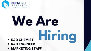 Freshers amp Experience MSc  MBA BBA Job Openings at Chemengg pharmajobalert [upl. by Deaner]