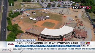 Groundbreaking held at Synovus Park for AA Braves [upl. by Ahsenek333]