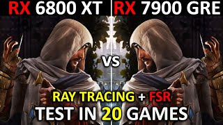 RX 6800 XT vs RX 7900 GRE  Test in 20 Games  1440p  2160p  Performance battle 🔥  2024 [upl. by Etac797]