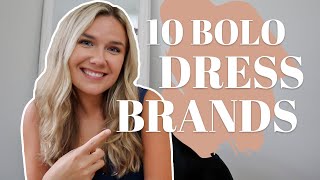 10 HIGH END DRESS BRANDS that SELL WELL on POSHMARK  10 BOLO DRESS BRANDS for RESELLERS [upl. by Procto]