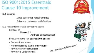 ISO 90012015 Essentials Part 4 [upl. by Enomsed]