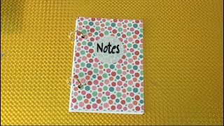 DIY Notizbuch basteln [upl. by Bernardina]