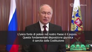 Elezioni in Russia lappello di Putin per la partecipazione al voto [upl. by Cherian]