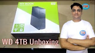 WD External Hard Disk Unboxing 4 TB  My Book Hard Disk Unboxing  Indian Technical Help [upl. by Ransome760]