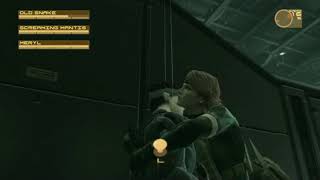 Meryl Whispers Sweet Nothings To Snake MGS4 [upl. by Llenram]