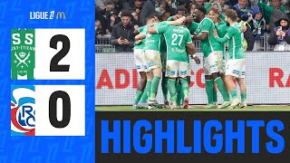 SaintÉtienne se RELANCE contre Strasbourg  10ème journée  Ligue 1 McDonalds 2425 [upl. by Aruol703]