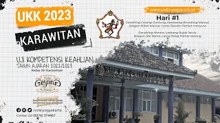 Uji Kompetensi Keahlian Seni Karawitan hari 1  UKK Karawitan 2023 1 [upl. by Doykos957]