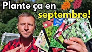 Semis en septembre💚10 LÉGUMES à semer MAINTENANT  pour lautomne et lhiver [upl. by Iluj]