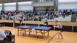 Josephina Neumann vs Naomi Pranjkovic  1 Bundesliga Damen [upl. by Esinad934]