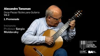 TUTORIAL  GUITARRA  Alexander Tansman  Piezas fáciles vol 2 Promenade [upl. by Bisset181]