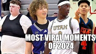 MOST VIRAL BASKETBALL MOMENTS OF 2024 [upl. by Aynekal115]