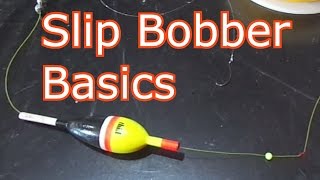 How To Rig FOUR Different Types Of Slip Bobber Stops [upl. by Ackerman]