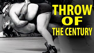 THROW OF THE CENTURY Wilfried Dietrich vs Chris Taylor  1972 Olympic Wrestling Games [upl. by Elleimac]