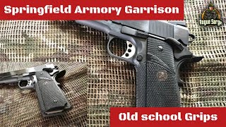 Pachmayr Grips installed on my two Springfield Armory Garrisons springfieldarmory 1911pistol [upl. by Ck]