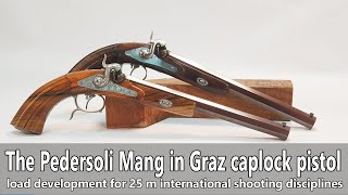 The Pedersoli Mang in Graz percussion pistol [upl. by Lleda]