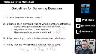 Writing and Balancing Chemical Equations  4 Easy Steps to Master Balancing Reactions [upl. by Odnalo]