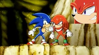 Sonic X Comparison Sonic Whispers To Knuckles Japanese VS English [upl. by Stent]