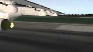 Swiss RJ100 Take Off Zurich X Plane 10 [upl. by Erialcyram]