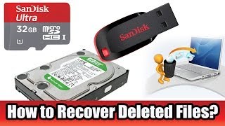 How to Recover Deleted Files from Memory Card Harddisk Pen Drives [upl. by Dewayne907]