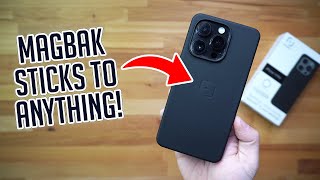 Best Magnetic iPhone Case Literally Sticks to ANYTHING Metal  Magbak Magnetic Case Review 2023 [upl. by Uehttam]