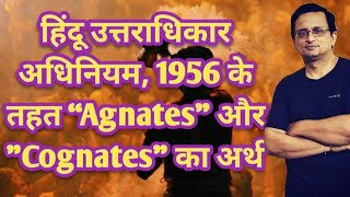 Meaning of “Agnates” and “Cognates” under the Hindu Succession Act1956  Hindu Law [upl. by Peskoff]