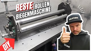 DIY Blech Walze Rollen Biegemaschine Super einfache zum Bauen [upl. by Ahsimek273]