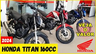 As 3 Cores da Honda Titan 160cc 2024 [upl. by Suolevram]