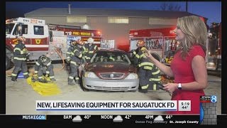 Saugatuck Twp firefighters get grant for lifesaving tool [upl. by Fosdick]