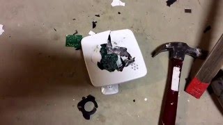 I had to destroy my FirstAlert OneLink HomeKit compatible smokeCO alarm to get it to stop beeping [upl. by Swihart]