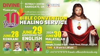 LIVE 10th Anniversary Bible Convention  English 29 June 2024 Divine UK [upl. by Wolfe544]